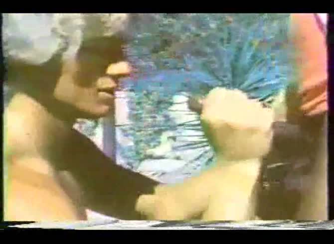 Video: Old school transsexual sex movie features cute shemale babe sucking before fucking dude